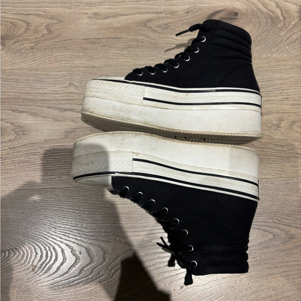 ASH🖤 Platform High-Top Sneakers - Picture 3 of 8